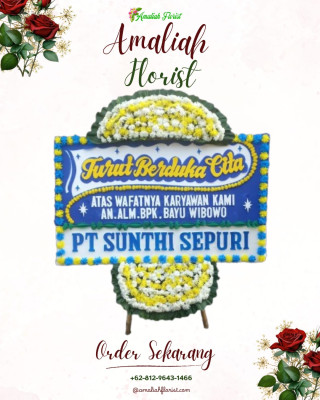 Papan Bunga Duka di Dusun Besar